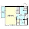 コーポすずらん 1Kの間取り
