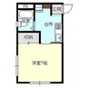 ラビハウス5 1Kの間取り