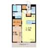 アーバンロック 1LDKの間取り