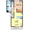 トレフル 1LDKの間取り