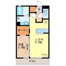 アーバンロック 1LDKの間取り