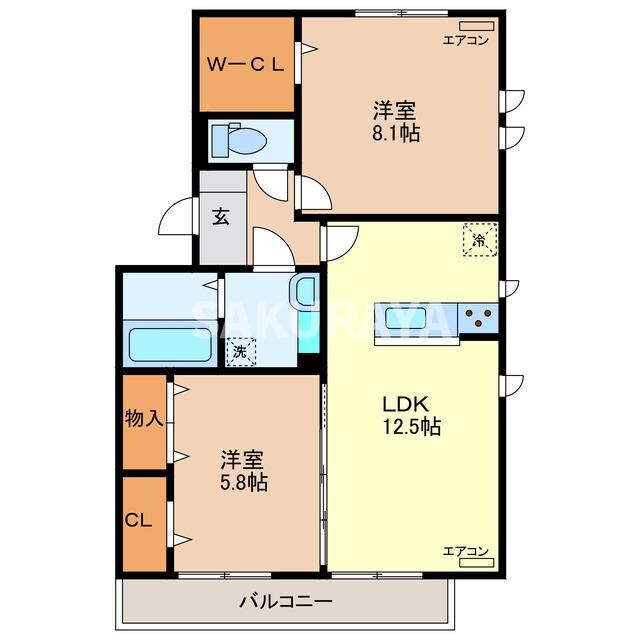間取り図 グランプリス