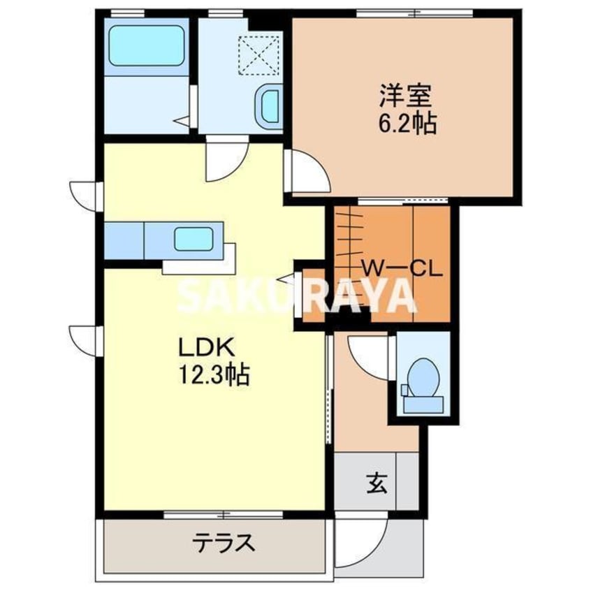 間取図 バジルガーデン