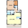 ビオラ 1LDKの間取り
