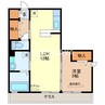 アーバンロック 1LDKの間取り