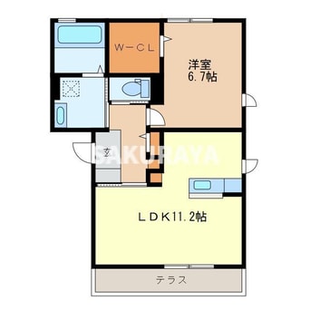 間取図 Ｏｎｅ'ｓ Ｈａｒｂｏｒ Ⅱ