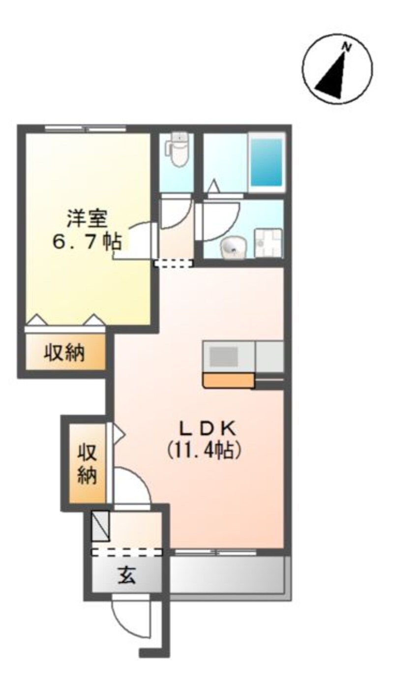 間取図 ブランシェ