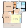パークヴィレッジ 2DKの間取り