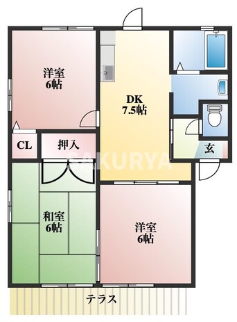 間取図 エルクレール