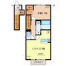 ソフィアグランデ 1LDKの間取り