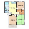 本城壱番館 3DKの間取り