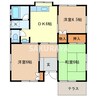 根岸方貸家E 3DKの間取り