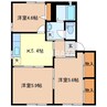 ラフォーレ福居7 3Kの間取り