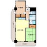 グランドパレス 2LDKの間取り