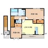 クレスト Ｂ 2LDKの間取り
