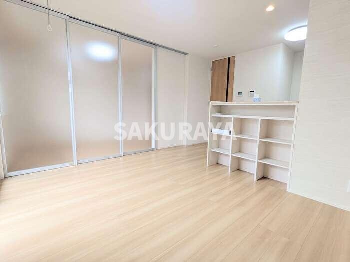 大きい浴槽なので、お風呂好きにはピッタリです。 メゾンサンライズ