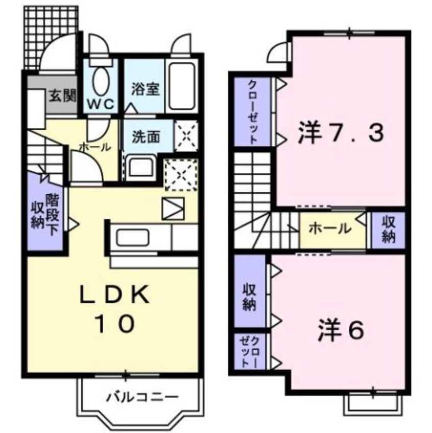 間取図 シャルマン　フィーレ　Ｄ