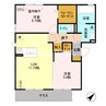 カノン 2LDKの間取り