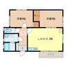 ガーデンハウス２ 2LDKの間取り