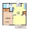 エンパレスV25 1LDKの間取り