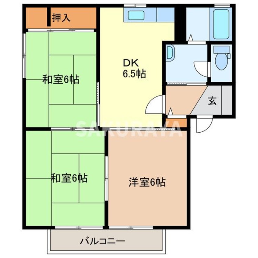 間取図 ベルコート