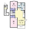 グラン　シャリオ 2LDKの間取り