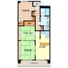 高雄ハイツ 3DKの間取り