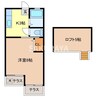 シティクラブ鹿島C 1Kの間取り
