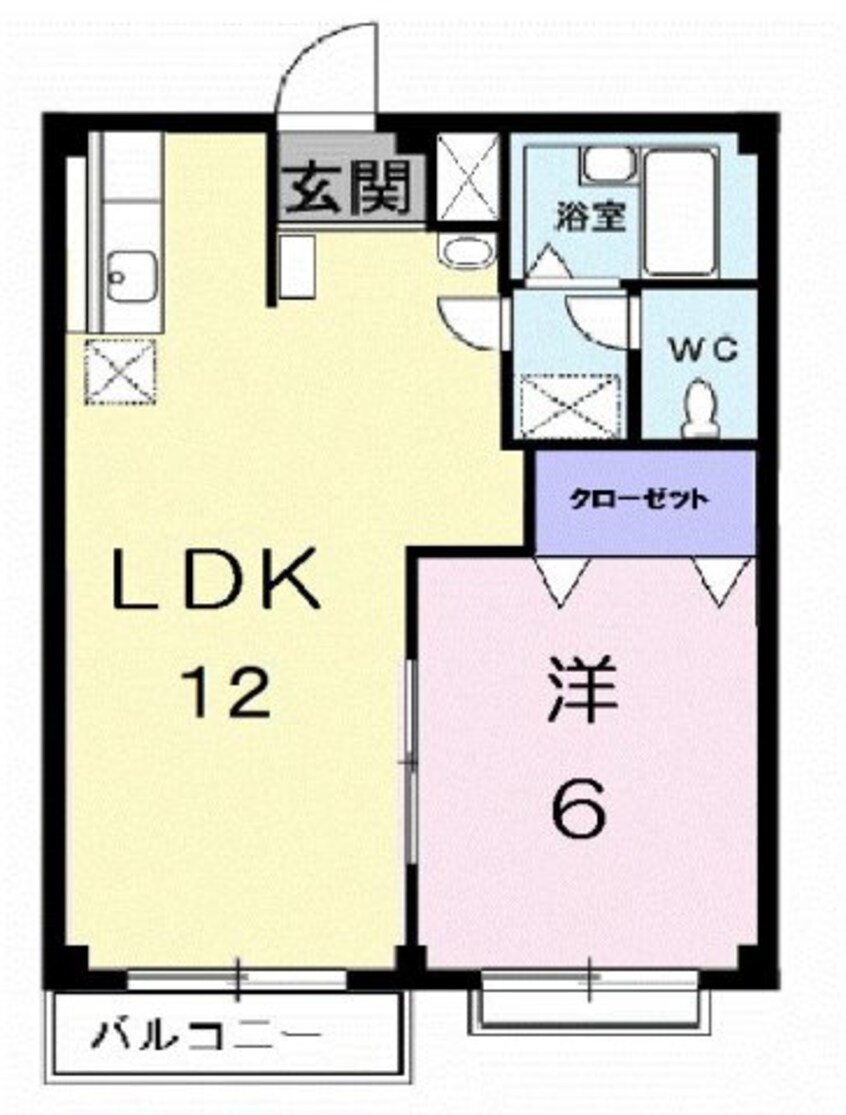 間取図 カーサ八幡林