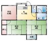 小野方貸家 3Kの間取り