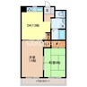 メゾンQ 2DKの間取り
