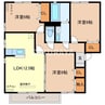 ソフィエル Ｂ 3LDKの間取り