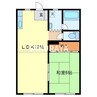 サニーレジデンス 1LDKの間取り