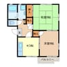 ファーストハイツ 2Kの間取り