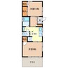 根岸方貸家Ｄ（福居町） 2Kの間取り