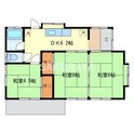 清水方貸家の間取図