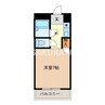 ホワイトハイツ鹿島台 1Kの間取り