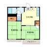 沼田アパート 2DKの間取り