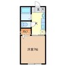堀込レジデンス 1Kの間取り
