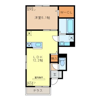 間取図 Petite Fleur「プチフルール」