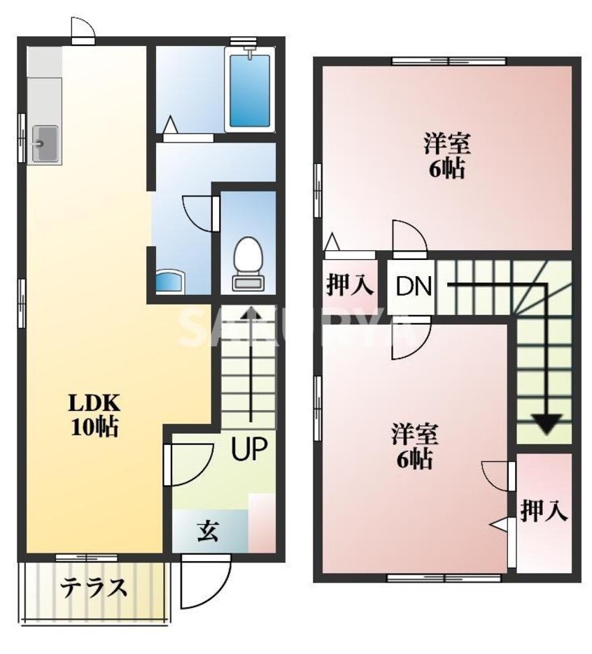 間取図 エルクレール