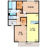 グローラ 2LDKの間取り