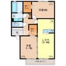 グローラ 2LDKの間取り