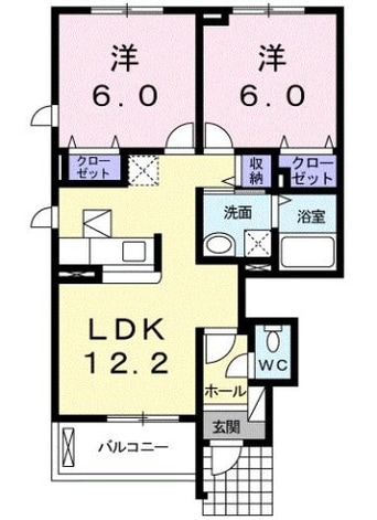 間取図 ベルデ　ブリッサⅠ