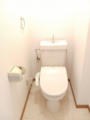 落ち着いた色調のトイレです コスモハイツナガシマ
