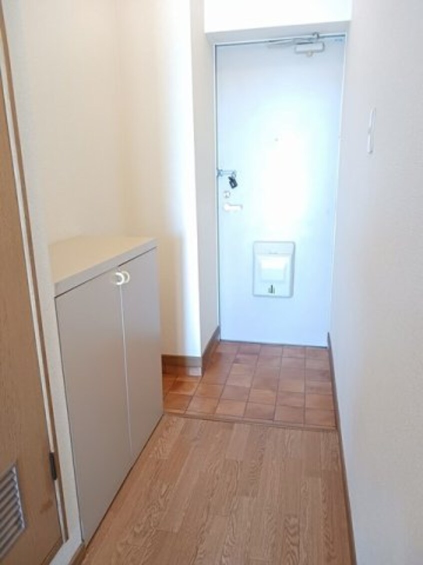 明るい玄関です コスモハイツナガシマ