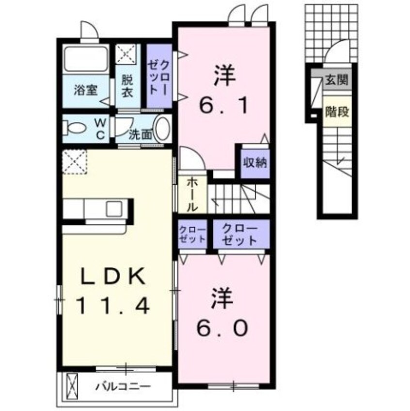 間取図 ブルックレイン