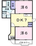 コーポ石川　Ｄの間取図