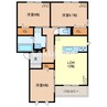プロスコート Ⅲ 3LDKの間取り