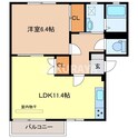 エコーハイツC棟の間取図